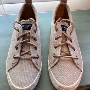 Sperry Crest Vibe Sneaker - NIB - Size 7 - Light Taupe/Khaki